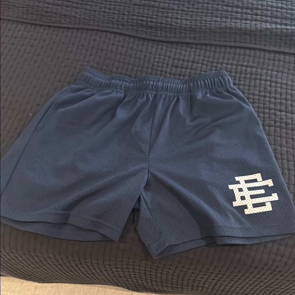 Men's Navy Blue Eric Emanuel Basic Athletic Shorts